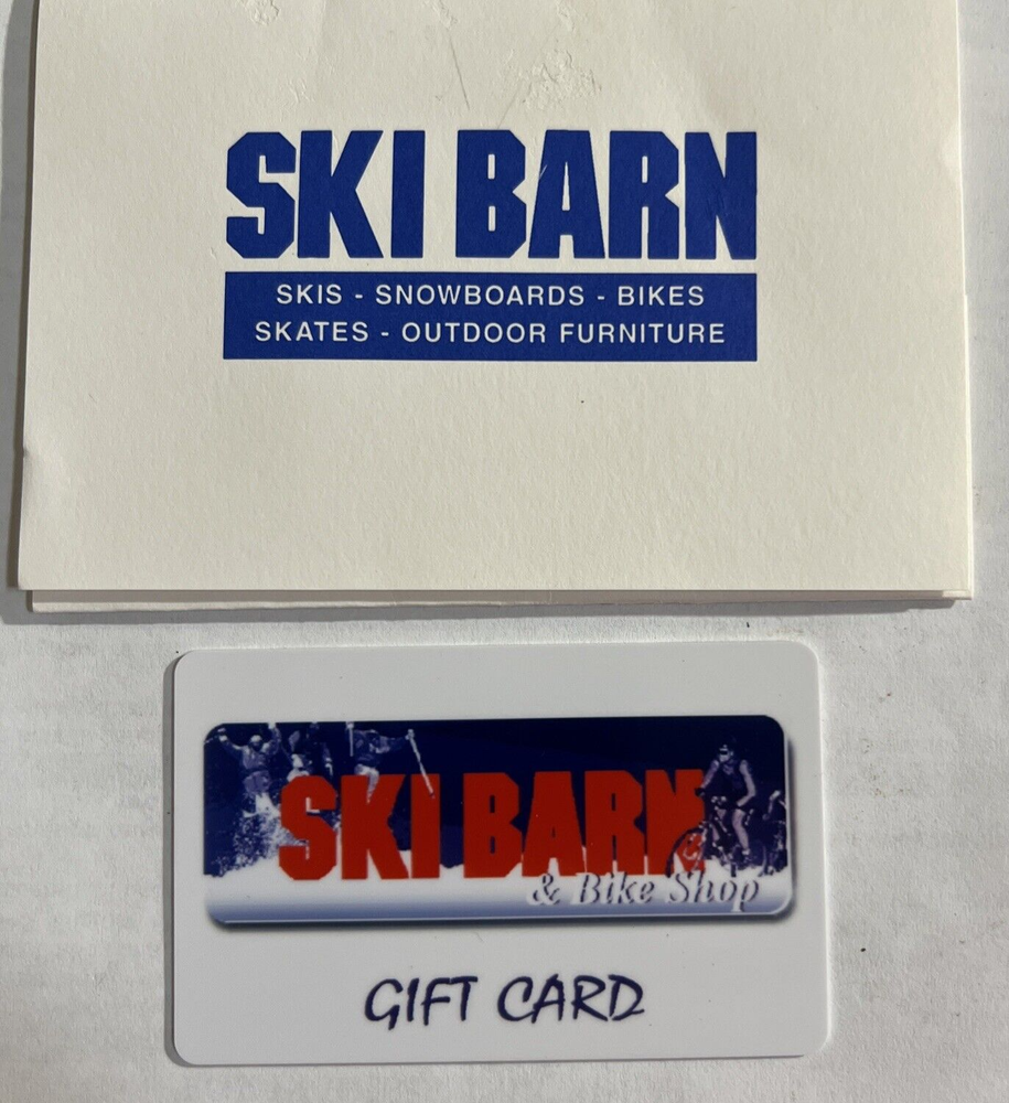 $20 Ski Barn Gift Certificate NJ Stores