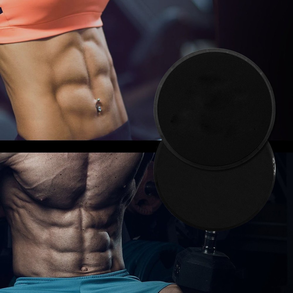 2pcs Core Exercise Sliders | Smooth Gliders Dual-Sided | Ab Glider Workout Discs