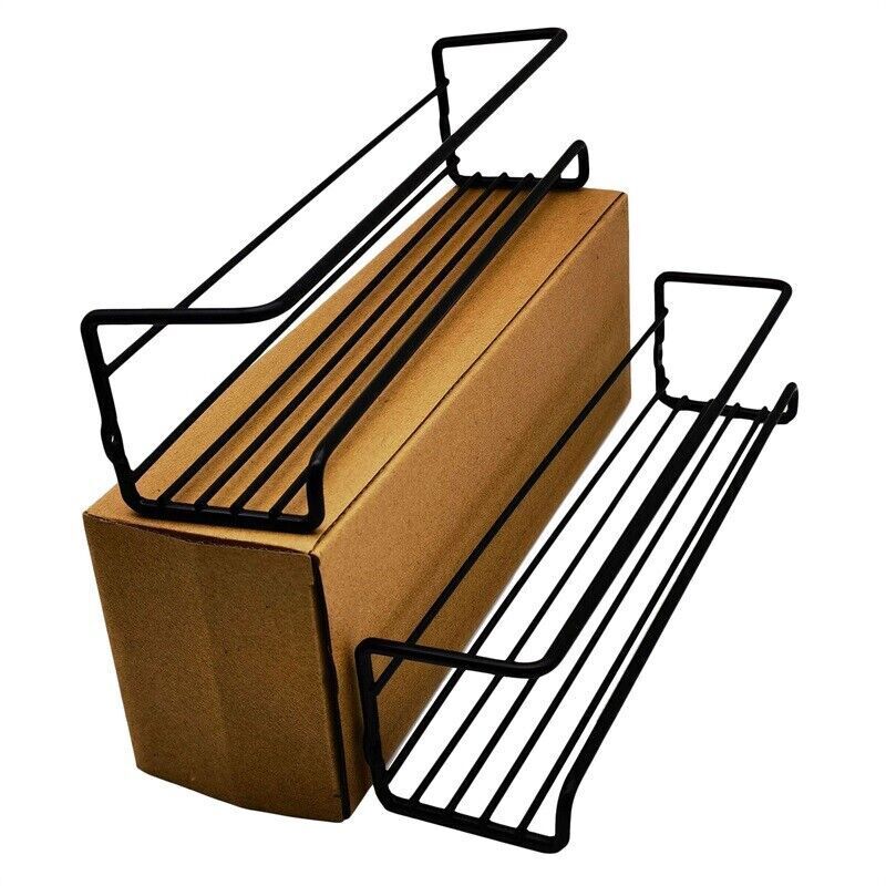 4Pack Kitchen Spice Rack Organizer Storage Shelf Cabinet Jar Holder Wall Mounted