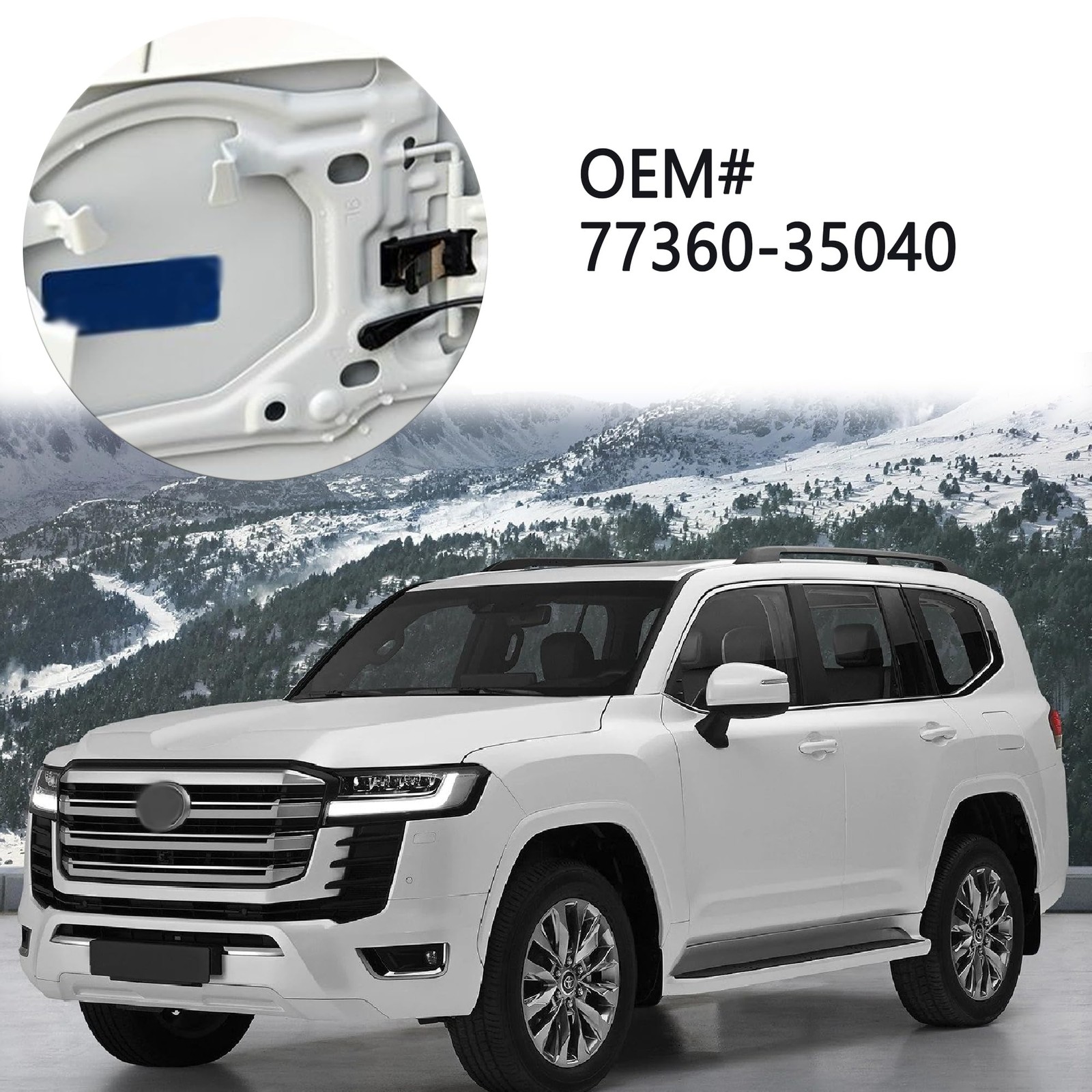 Car Fuel Door Spring,Fuel Door Cover Spring Replacement OEM#77360-35040,