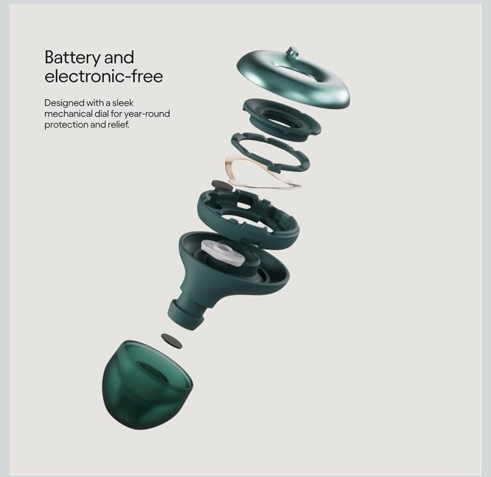 Loop Switch 2 Adjustable Ear Plugs 3 Relief Modes for Ultimate Control Emerald