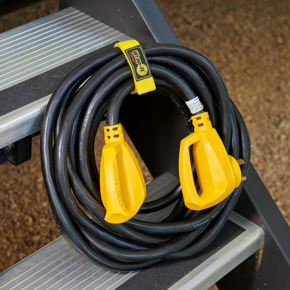 Quick-Straps by Wrap-It Storage - 12" (12 Pack) Yellow - 12 Pack),