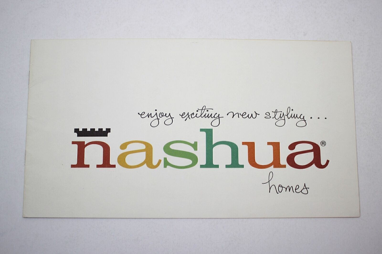 1966 Nashua Mobile Homes Color Ad Brochure Mid-Century Modern #8