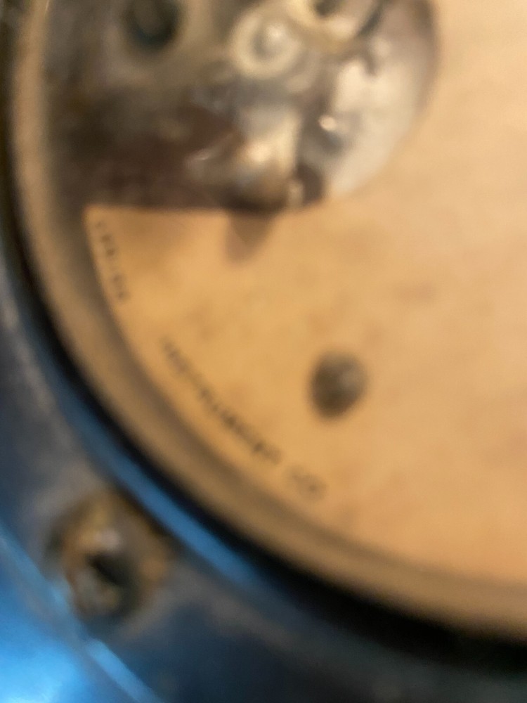 VINTAGE JEWELL ELECTRICAL INSTRUMENT VOLTMETER untested