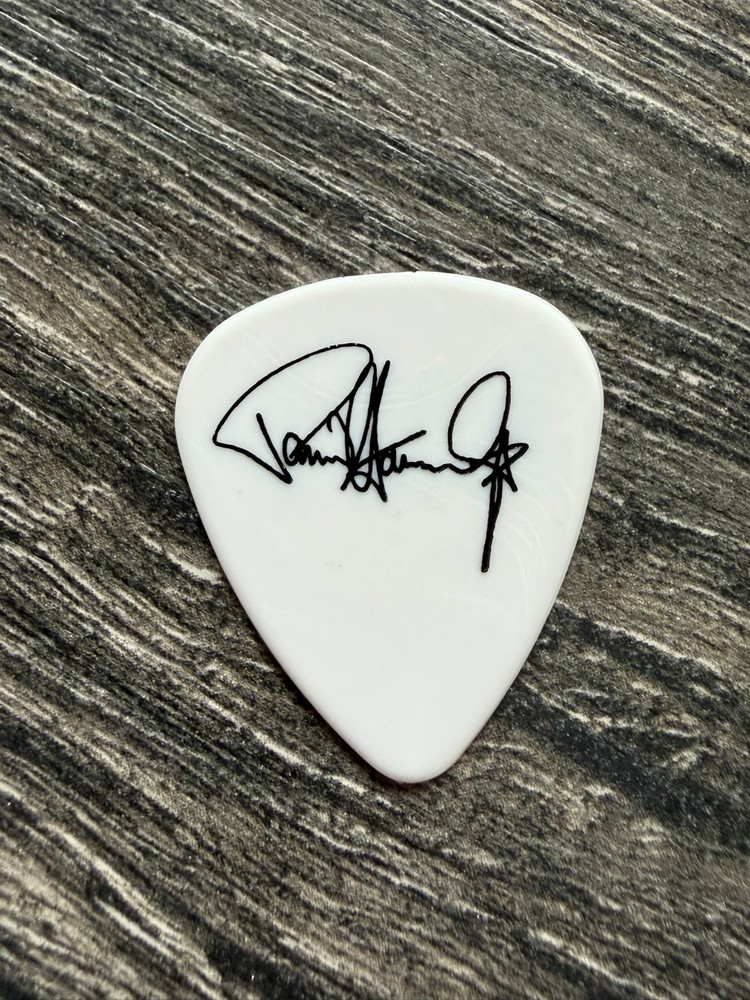 KISS Guitar Pick PAUL STANLEY Farewell Tour Concert White Black Vintage Kiss