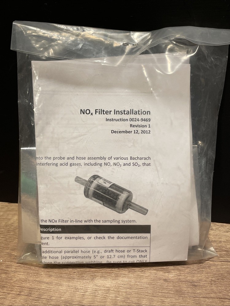 BACHARACH NOx Filter For Combustion & CO Analyzers NEW SEALED