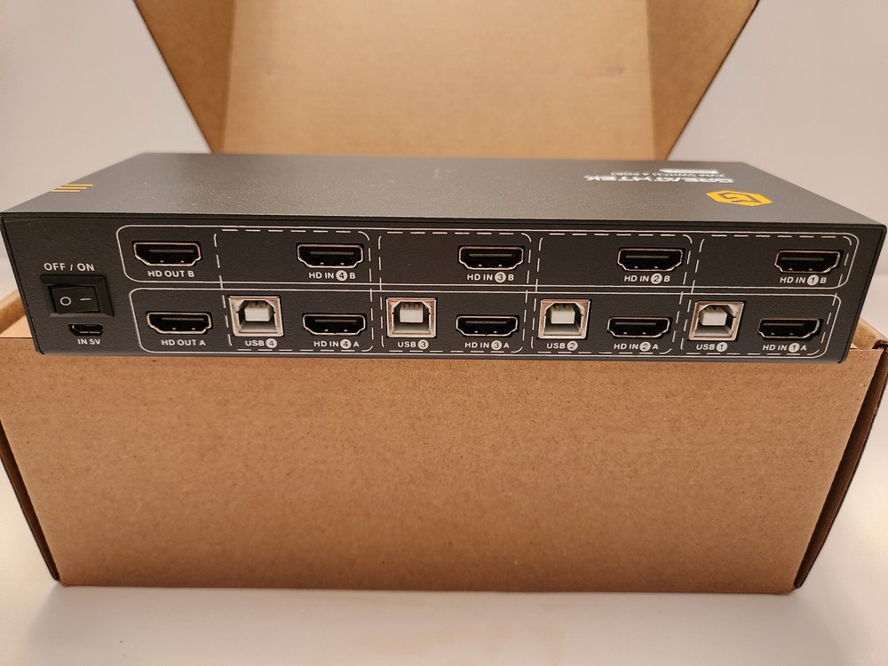 Greathtek kvm switch 4 port