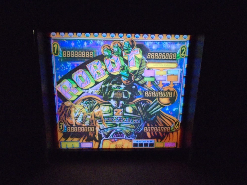 Zaccaria Robot Pinball Head LED Display light box