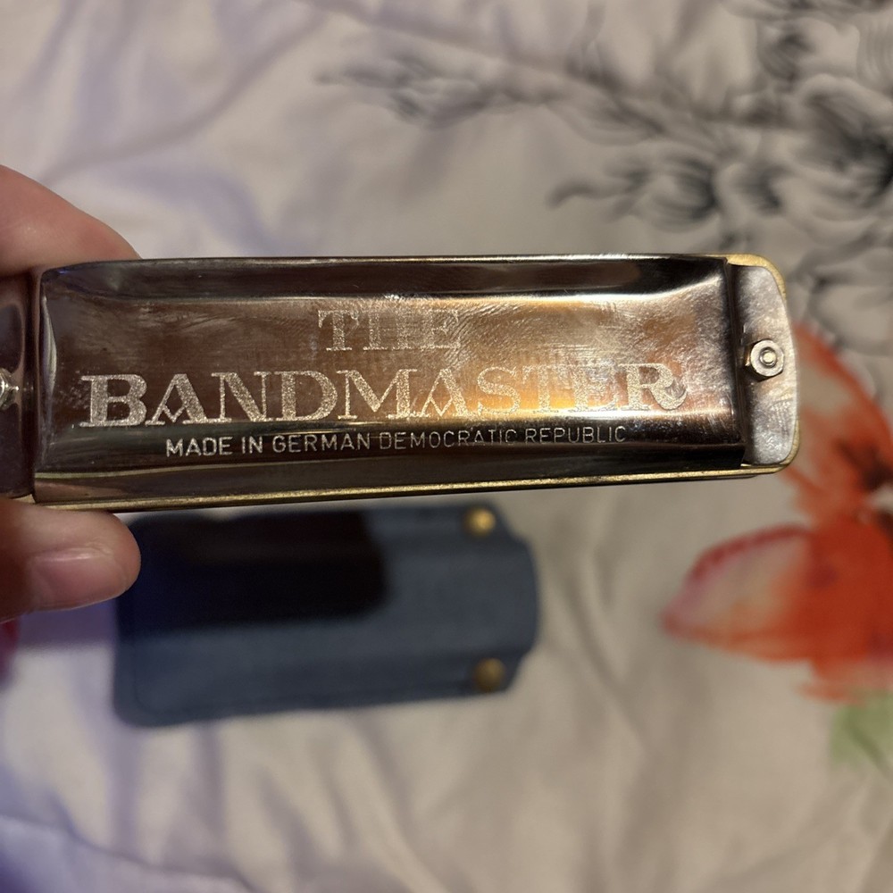 The Bandmaster Harmonica with Case Made in German Democratic Republic