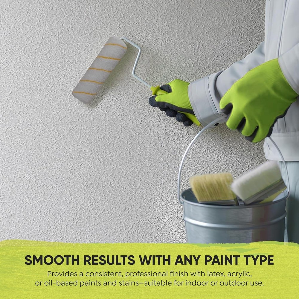 9" Premium High Elastic Microfiber Professional Paint Roller Covers 30 Pack