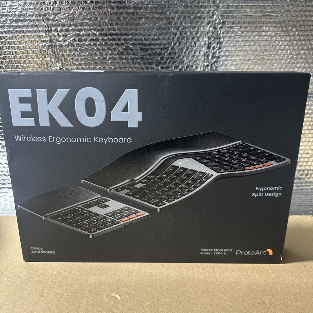 ProtoArc EK04 Wireless Ergonomic Keyboard Separate Number Pad- Missing Charger