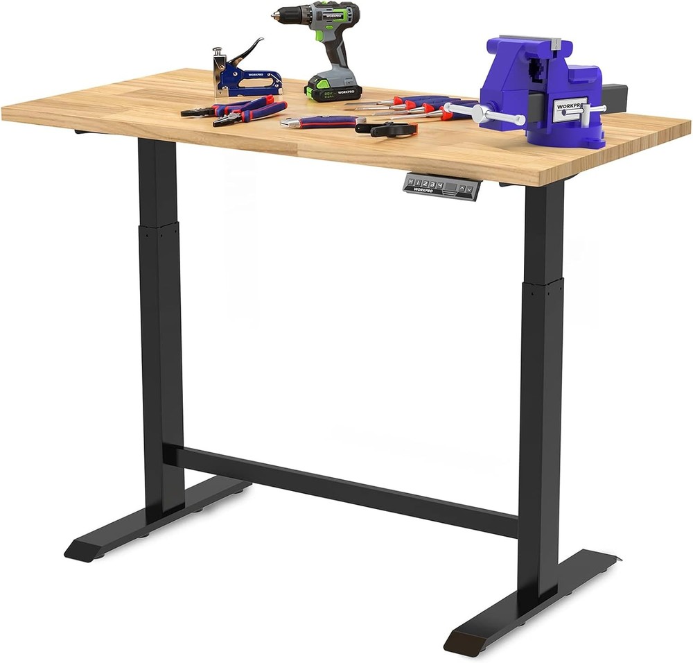 WORKPRO 48" Electric Standing Desk 500 LBS Load Capacity Work Table Workbench US