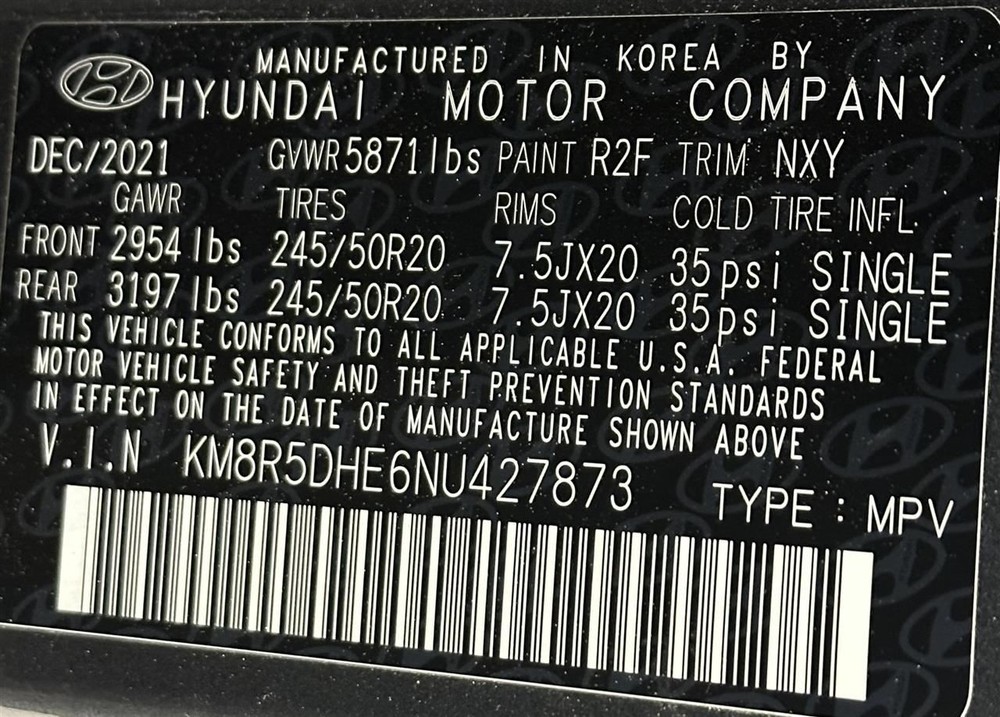 Camera/Projector Head-up Display Left Hand Dash Fits 20-22 PALISADE 2706604