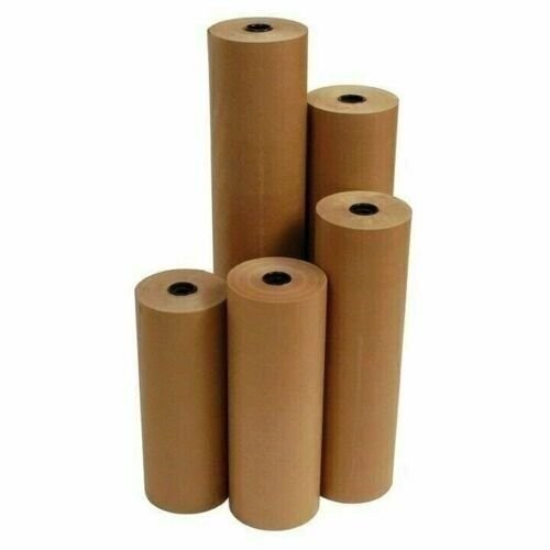 24" 40 # 900' Brown Kraft Paper Roll Shipping Wrapping Cushioning Void Fill