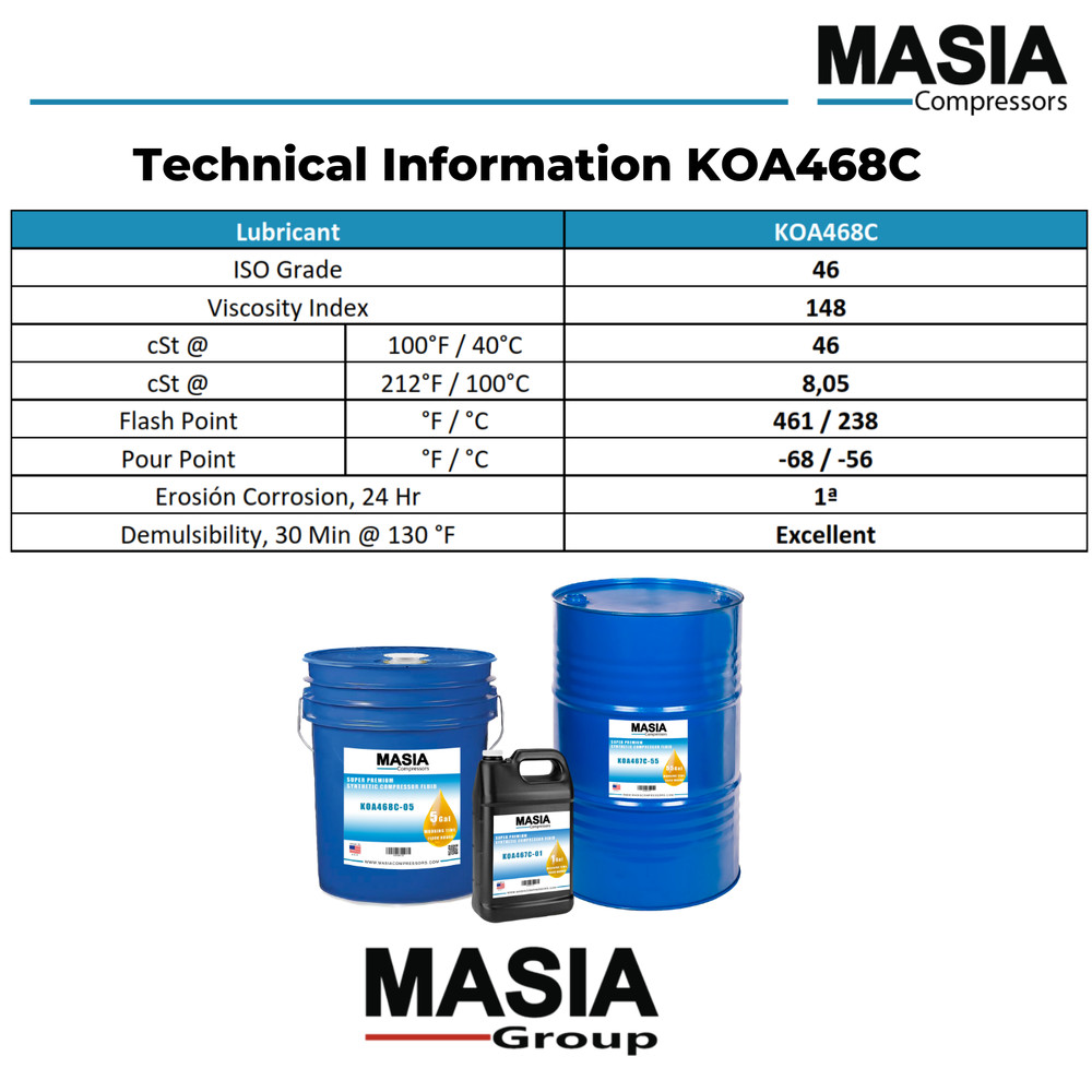 FPF-9200 Lubricant for Compressor Compatible with FS Curtis - 5 gal