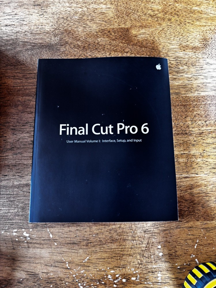 Apple Final Cut Studio 2 Pro 6 DVD Studio Pro 4 Manuals only - no software