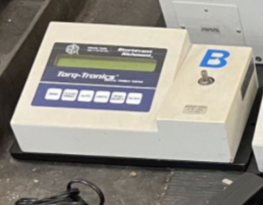Sturtevant Richmont Torq-Tronics Digital Torque Tester Model 10I  Model 10 I