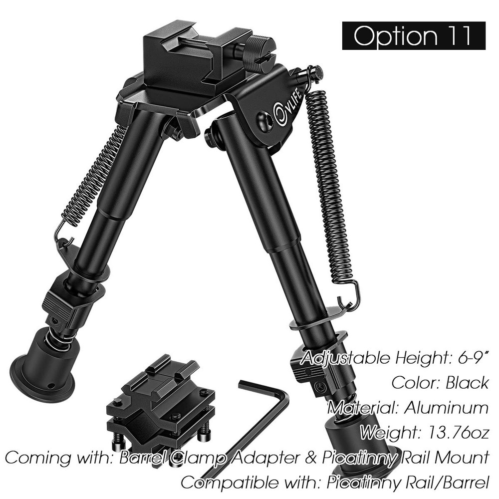 Foldable Tactical Rifle Bipod/Shooting Tripod Rest - 100% Authentic CVLIFE