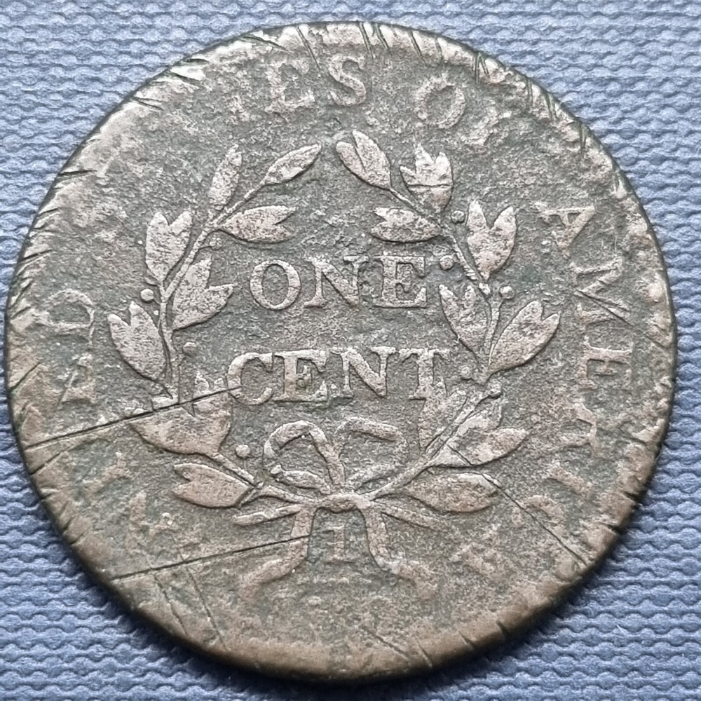 1803 Draped Bust Large Cent 1c Circulated F+ Details #81675