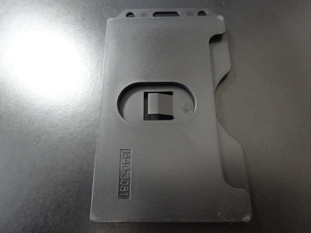Black 2 Sided Rigid Multi Card Holder Sold Individually Model: 1840-3081