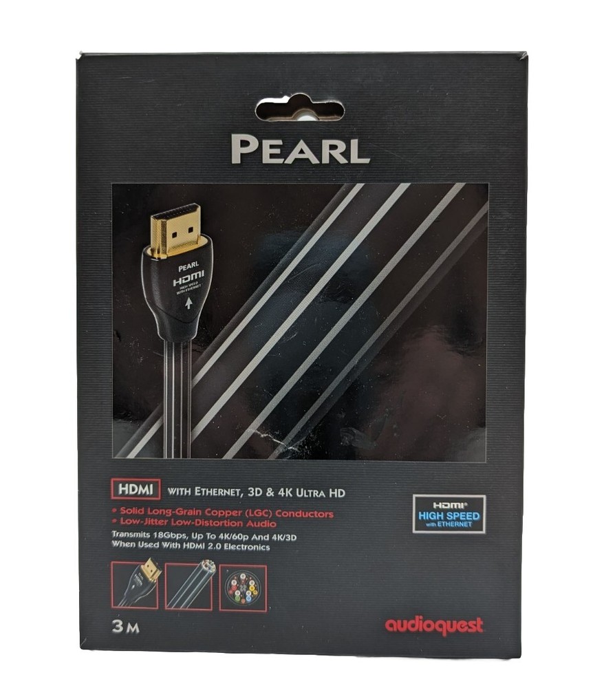 AudioQuest Pearl 3m 10 ft. HDMI Ethernet 3D Cable