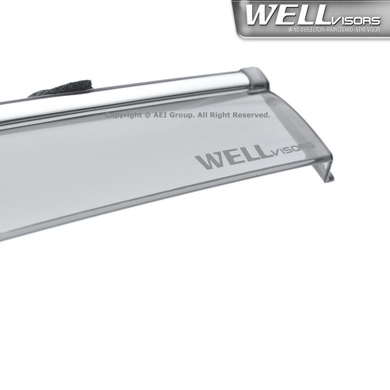 WELLvisors for MB GLC-Class 2016-2022 X253 Window Visors Chrome Wind Deflectors