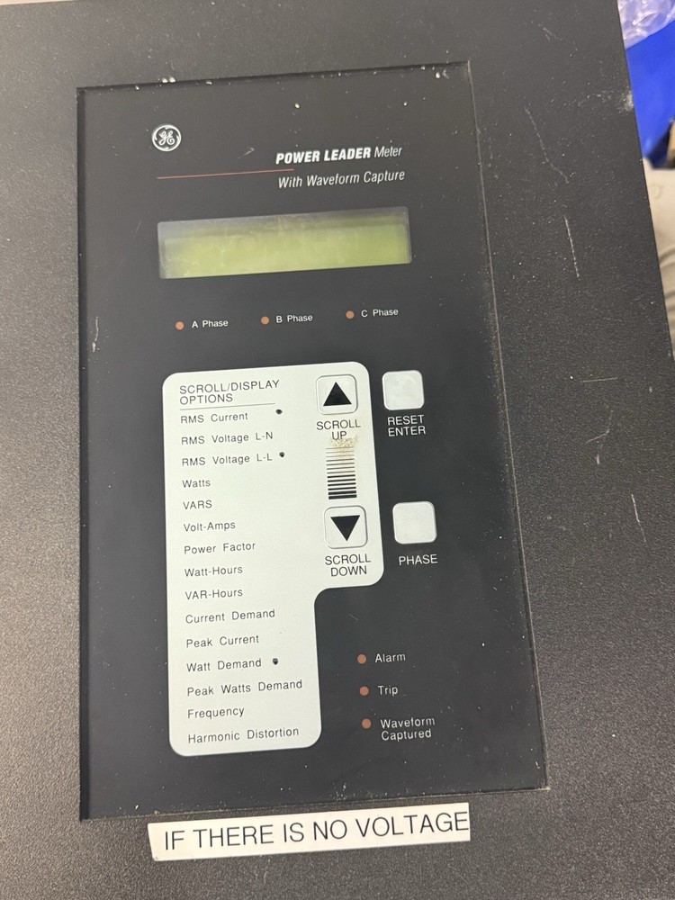 GE Power Leader Meter TM1G03 with Waveform Capture