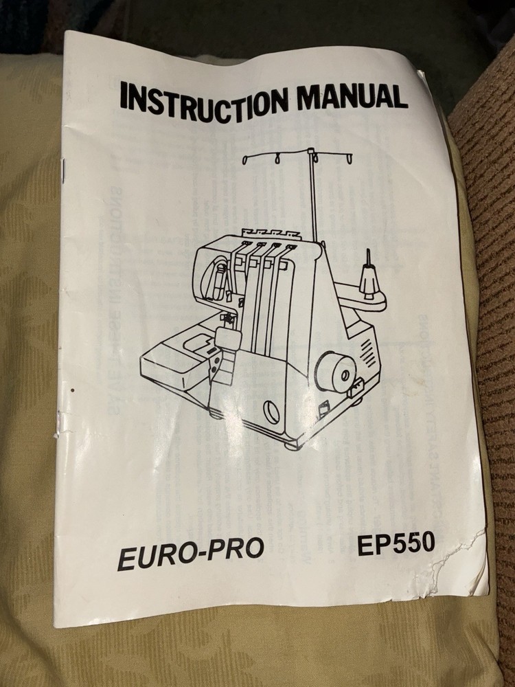 Euro-Pro EP550 Serger Electronic Sewing Machine Stretch Stitch