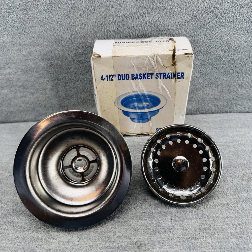 S/S E38-1010 - 4-1/2" Duo Basket Strainer C4