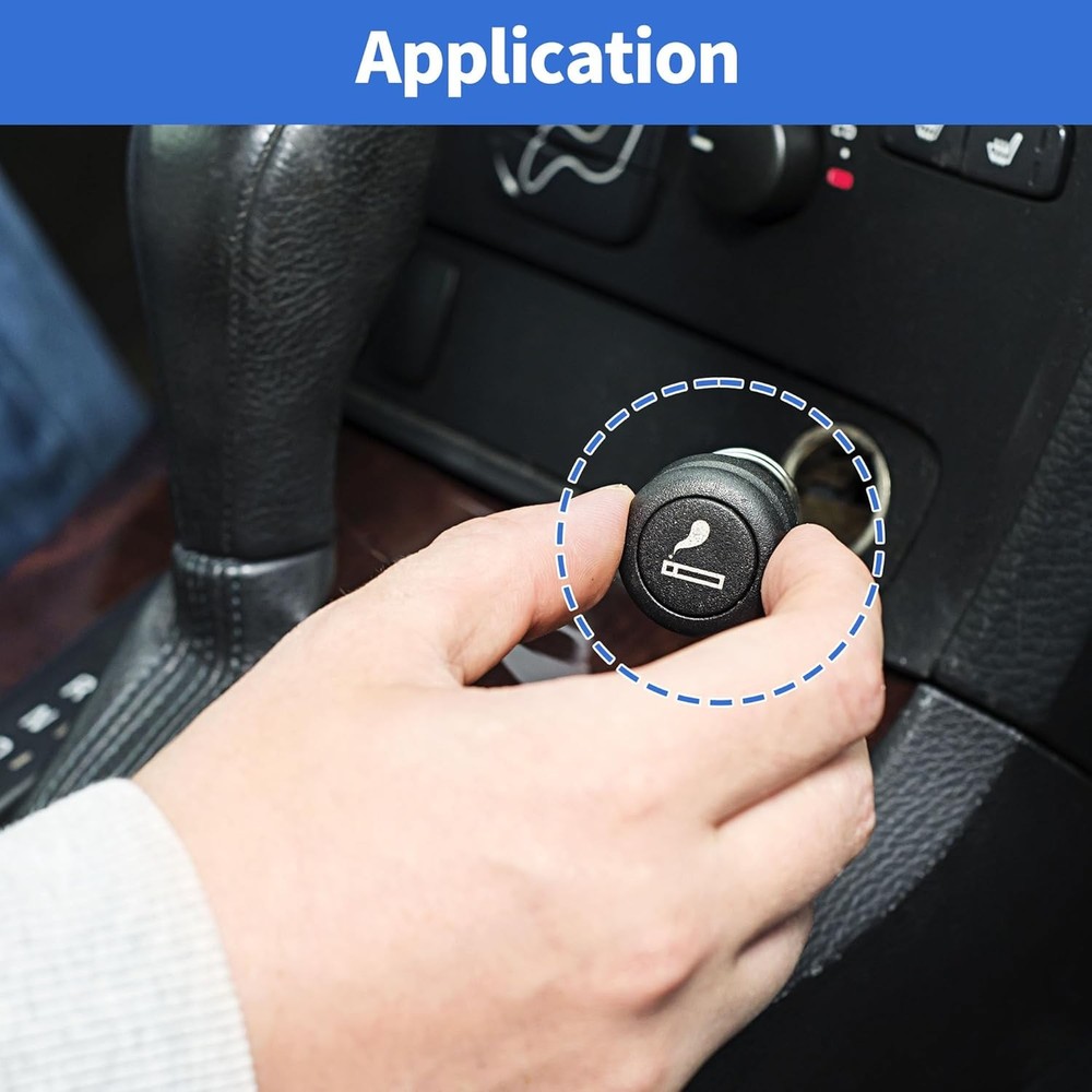 X AUTOHAUX Cigarette Lighter Socket Plug Assembly for Toyota Matrix 2009 2010 20