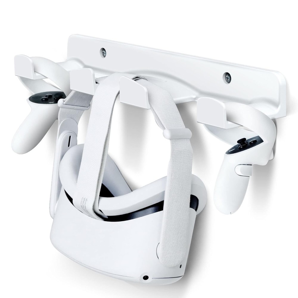 Sturdy VR Headset Wall Mount Hook for All Major VR Systems – Easy Installation