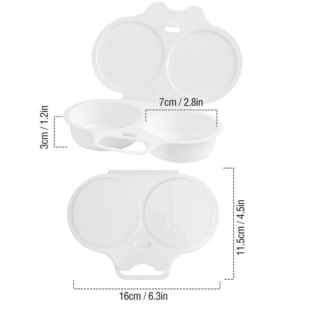Kitchen Microwave Egg Poacher Poached Egg Cooker Egg Maker Poached Egg Steamer