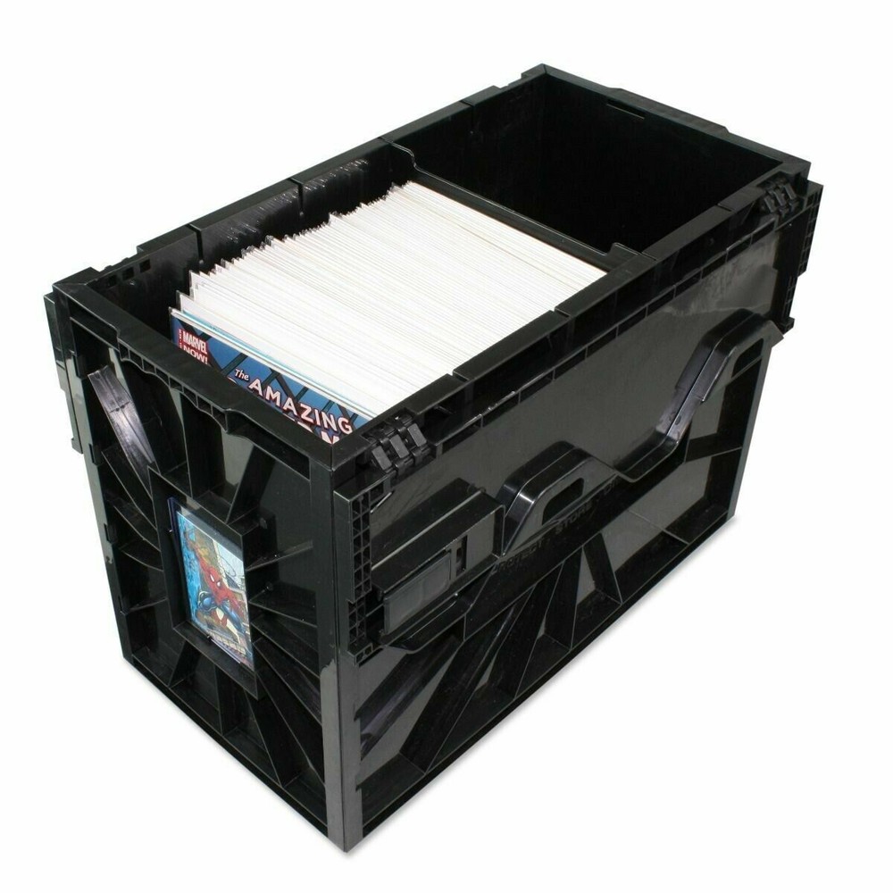 BCW Short Comic Book Storage Plastic Bin Stackable Box Heavy Duty New