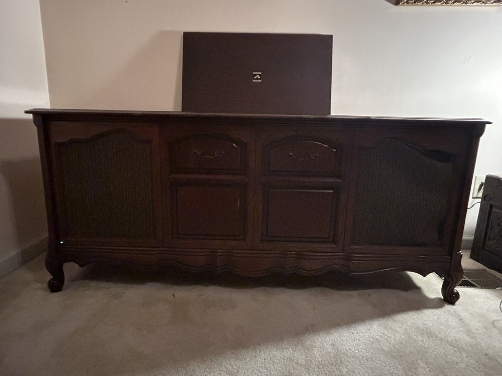 vintage rca victrola console