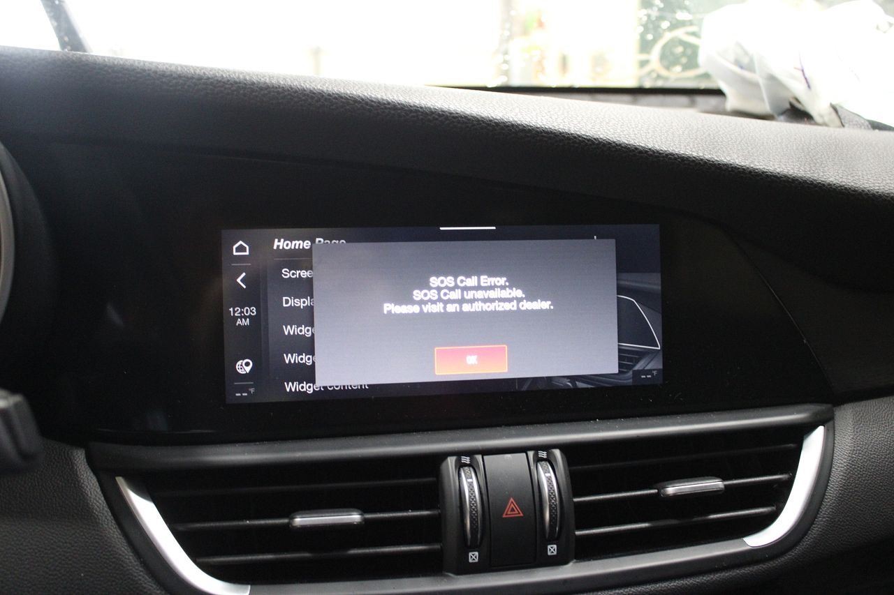2022 Alfa Romeo Giulia Info-GPS-TV Display Screen 3023014