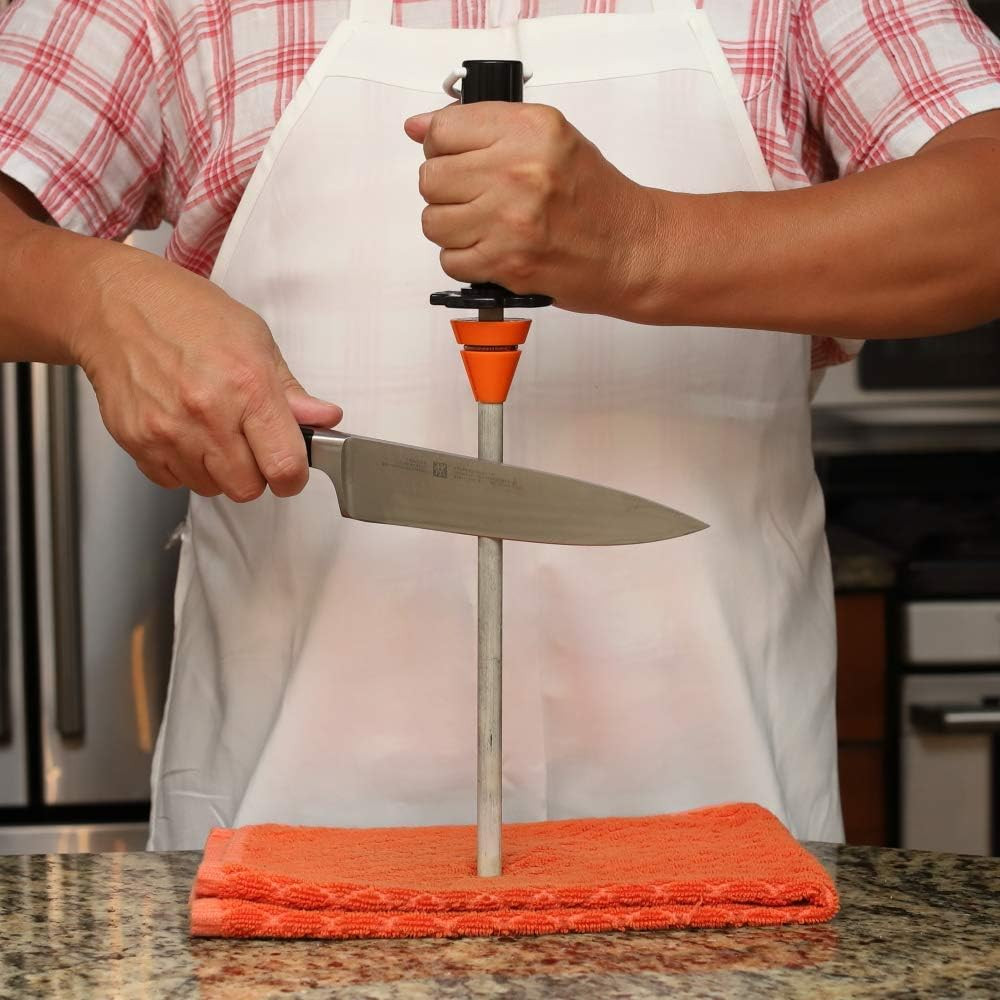 AZ4 Angle Guides Combo, Blue for Sharpening Stones, Orange for Rods
