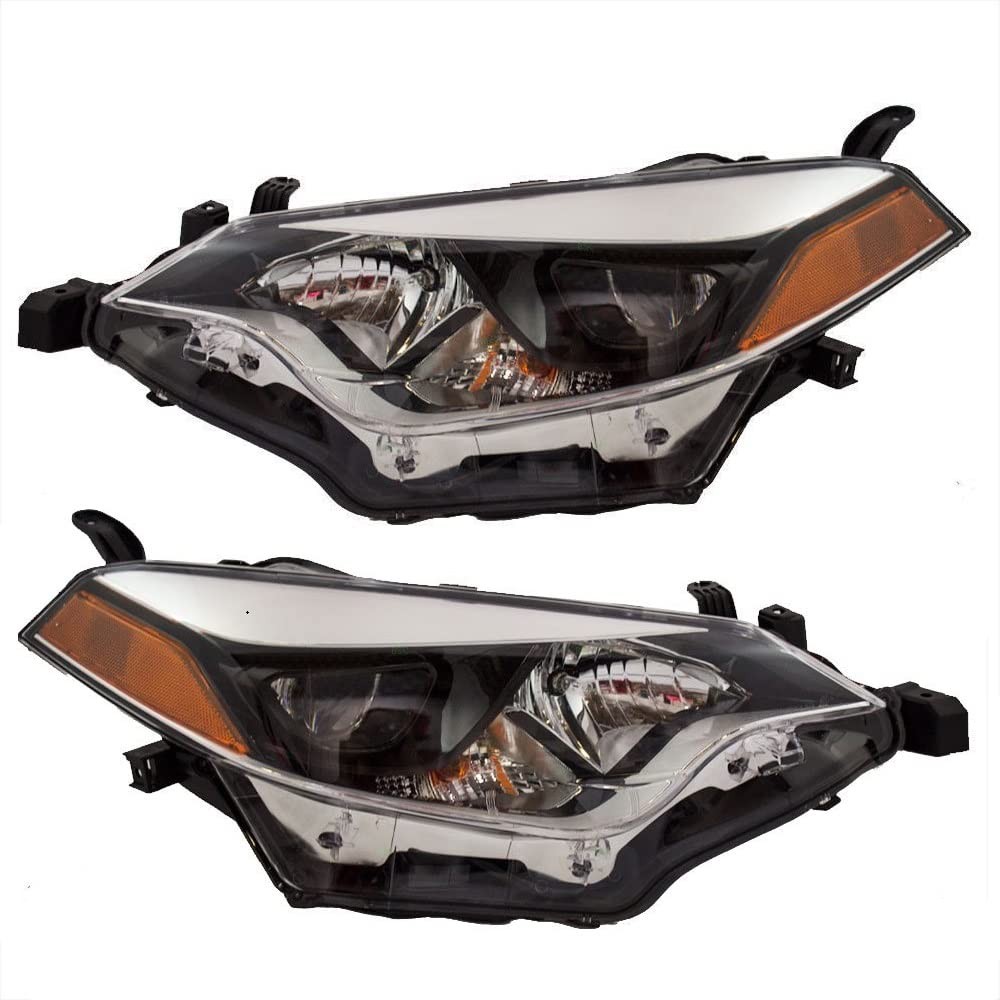 2014-2016 Toyota Corolla Headlights Assembly LED ABS Direct Replacement LR