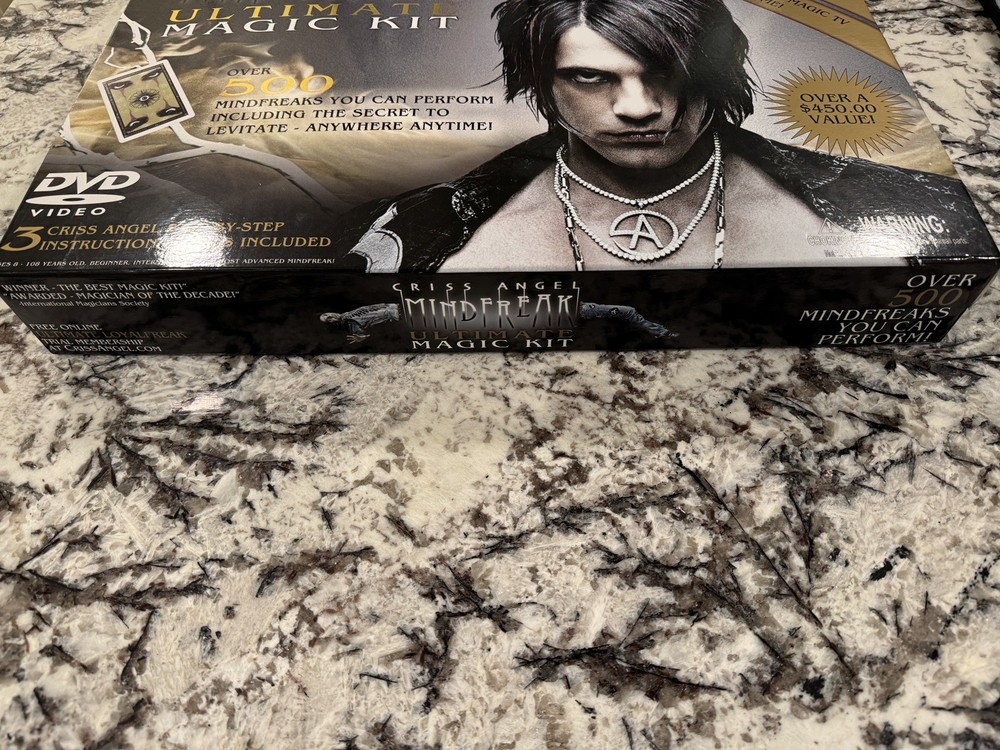 Criss Angel Mindfreak Ultimate Magic Kit Complete DVDs Props Set