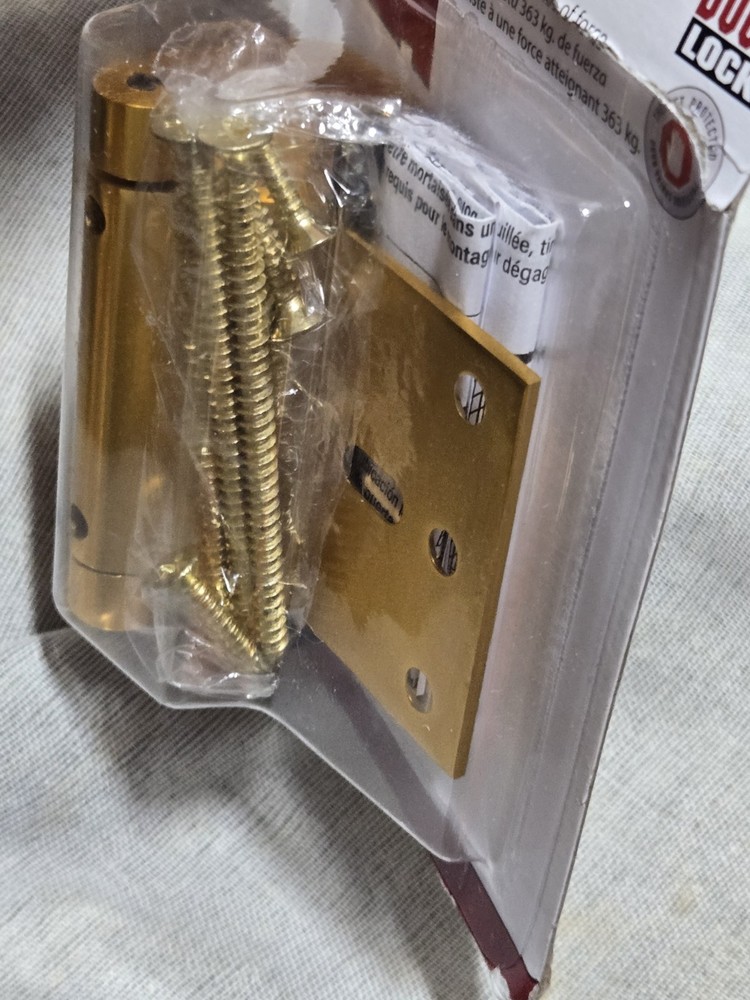 Prime-Line U10826 Gold Anodized Door Lock