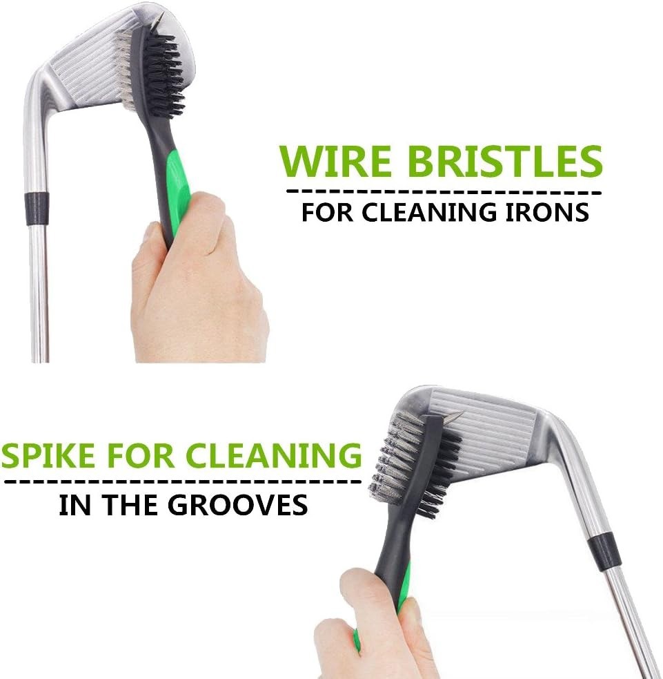 Powerful Golf Brush Cleaner with Sharp Pick - Ultimate Tool for Avid Golfers