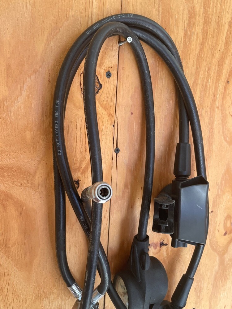 IST Triple Gauge Console Scuba Regulator | 5000psi, Depth, Navigation | Set