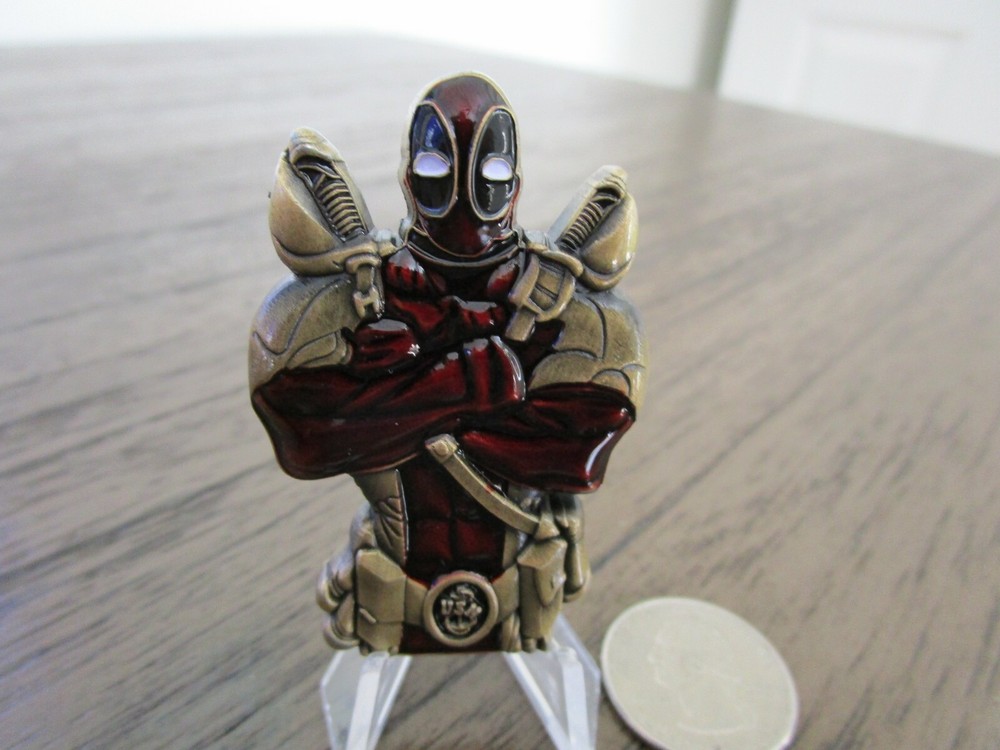 Superhero DEADPOOL Dead Pool Marvel USN Chief CPO Challenge Coin
