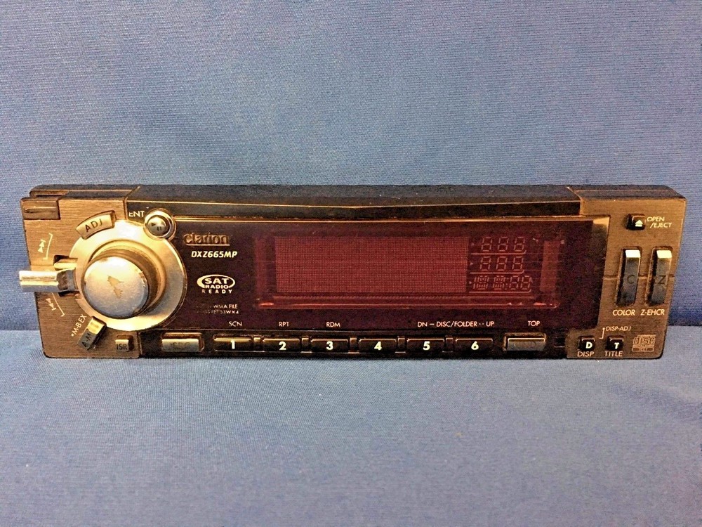 faceplate dxz665mp clarion