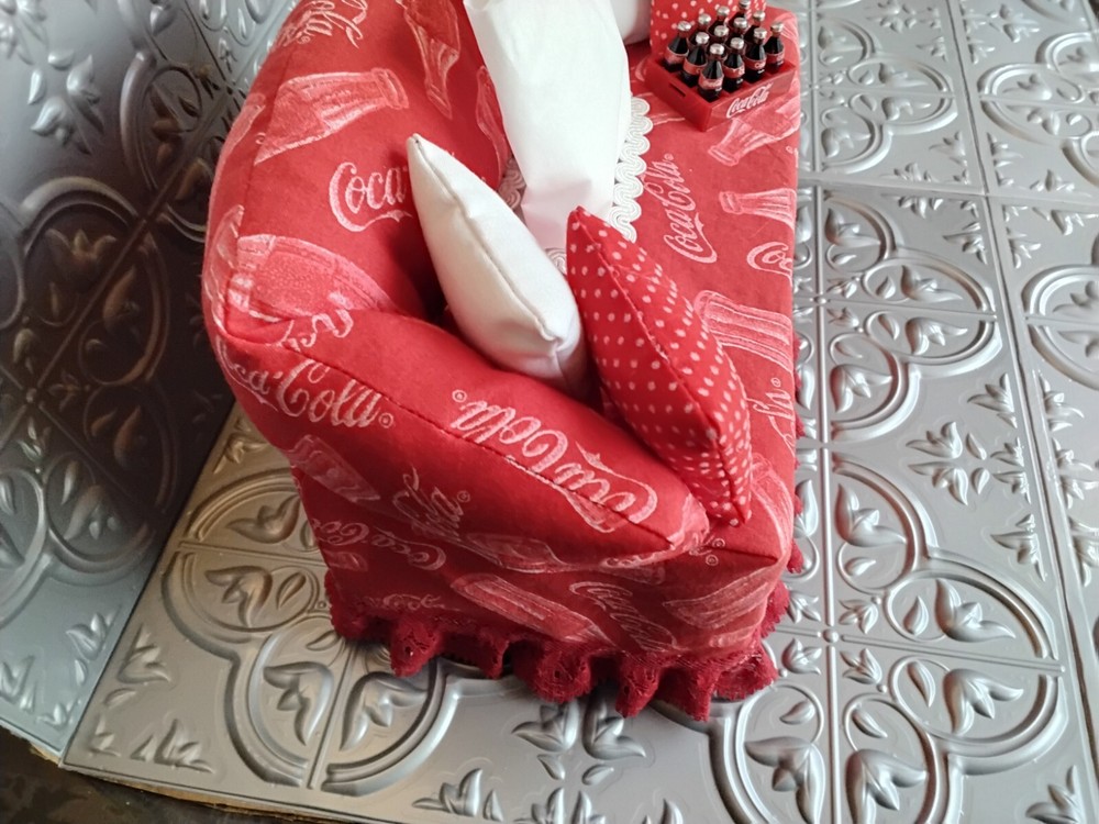 Coke A Cola Sofa Tissue Box Cover