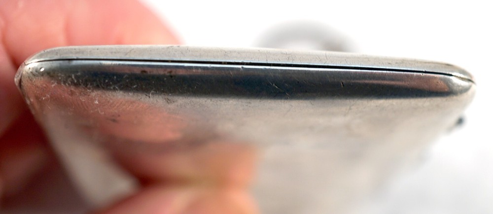 Sterling Silver Chatelaine / Compact Gilding inside Wightman & Hough 1856-1920's