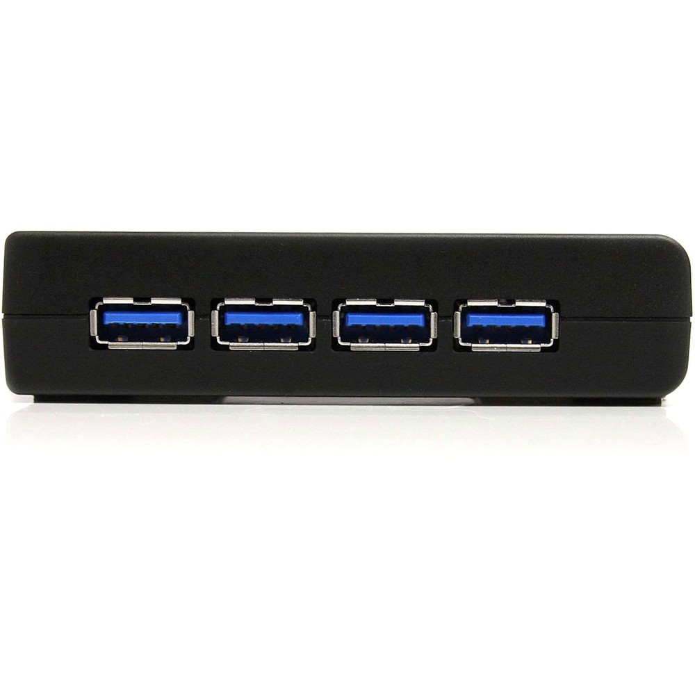 StarTech.com 4-Port USB 3.0 SuperSpeed Hub with Power Adapter - 5Gbps - Porta...