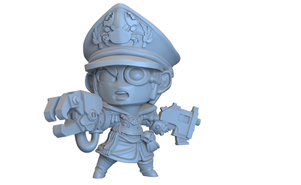Chibi Mechanicute - Commissar Crab