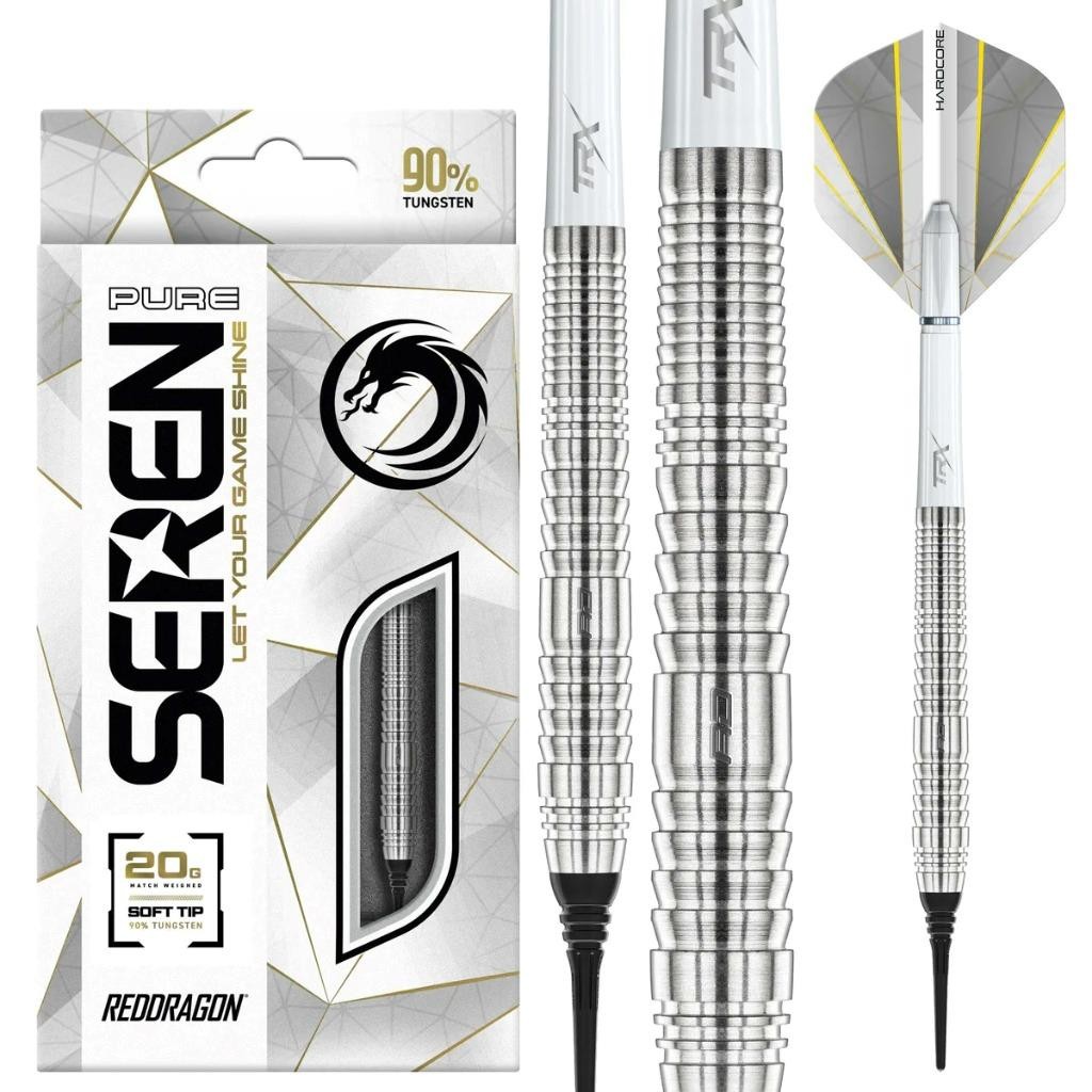 RED DRAGON SEREN 2 PURE 18 GRAM 90% TUNGSTEN SOFT TIP DARTS 2839