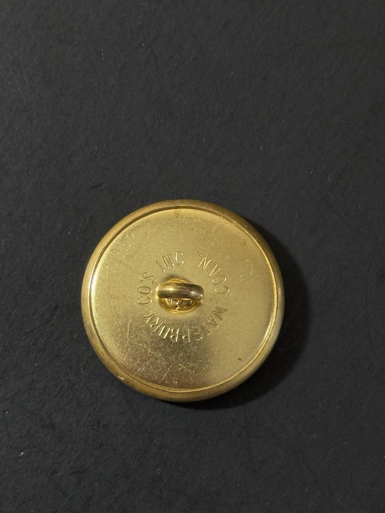 Vintage Gold Tone Lighthouse Service Button