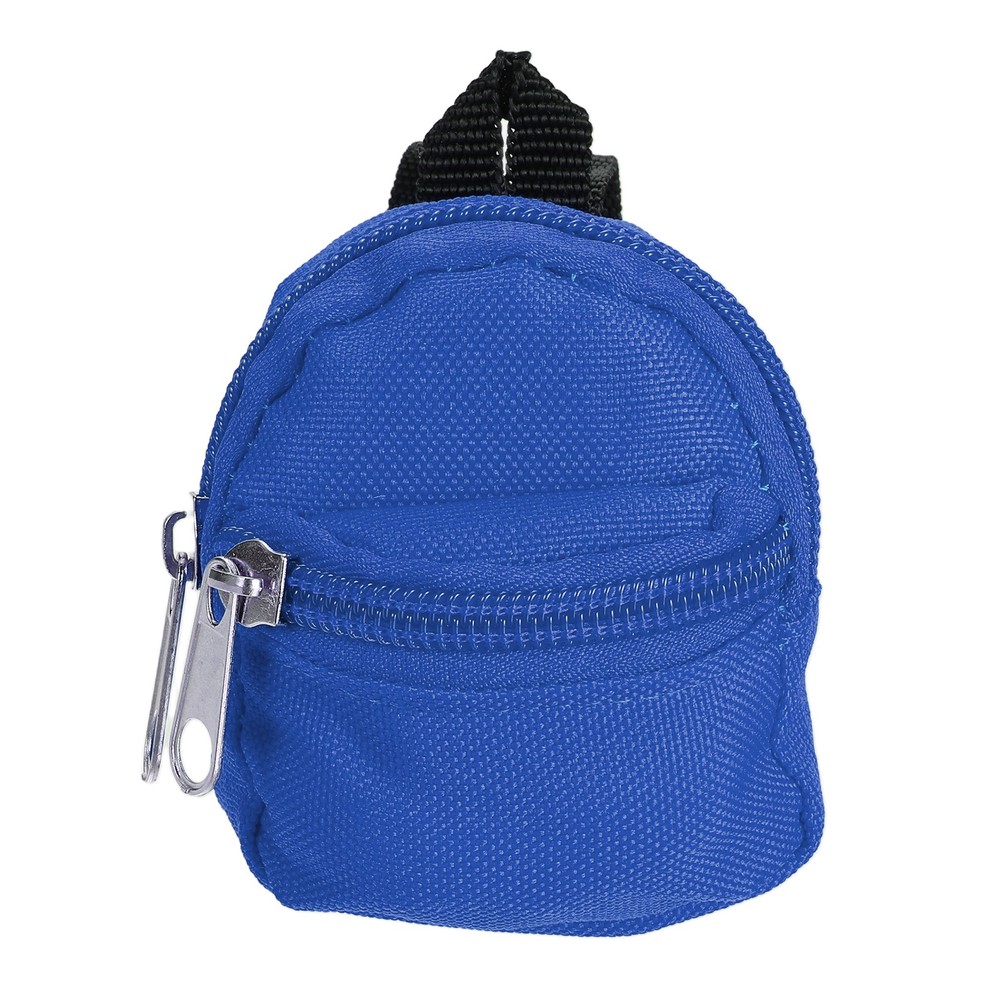 Mini Doll Zipper Backpack, Tiny Doll Backpack(Dark Blue)